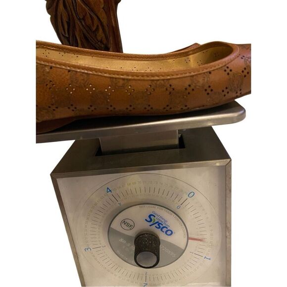 Michael Michael Kors Leather Logo Slip On Ballet Flats Sz 8M Designer Luxury - Picture 11 of 11